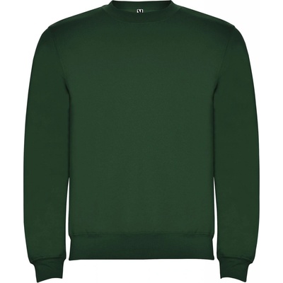 Clasica unisex s výstrihom crewneck zelená Bottle