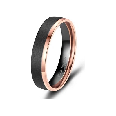 Marrya Snubní prsten BLACK TITANIUM BT 06P