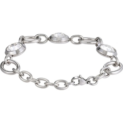 Free Style náramok z chirurgickej ocele so zirkónmi BSS425-Crystal