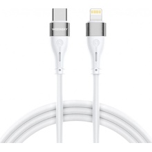 Wozinsky WSTCL1 USB-C PD, Apple Lightning, 1m, bílý