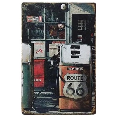 Ceduľa Route 66 Regular