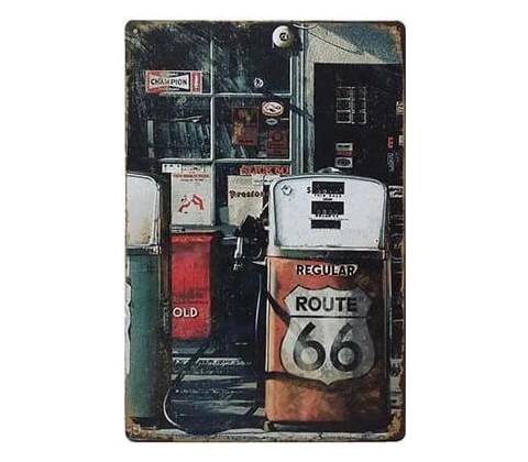 Ceduľa Route 66 Regular