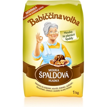 Babiččina Volba Špaldová mouka hladká 1kg