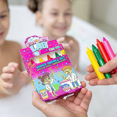 ACCENTRA Pastelky do vane koolkidz jablko 4 farby 20 g
