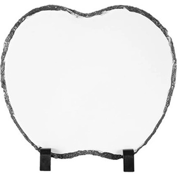 BESTSUB Камък за персонализация, с форма на ябълка, 17 х 19 cm