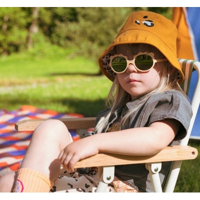 KiETLA: Двулицева шапка със защита UPF50+ - CreamLeo (KF2CREAMLEO)