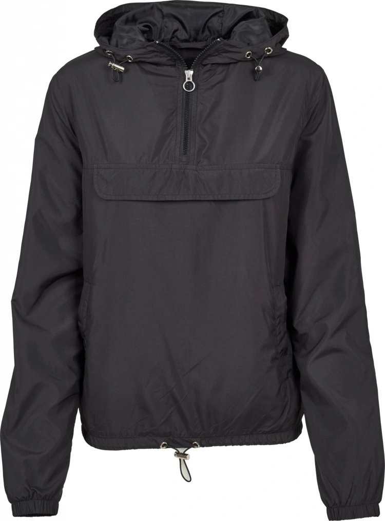 Urban Classics Ladies Basic Pull Over Jacket černá