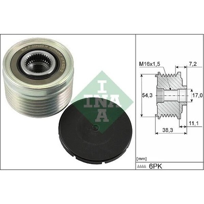 Předstihová spojka Schaeffler INA 535 0039 10