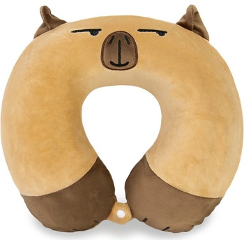 KUFREPLUS Cestovný vankúš s pamäťovou penou TPMF29 Kapybara 28x30