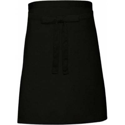 Link Kitchen Wear Pekařská lehčí zástěra délka pkolena 240 g/m Černá X997