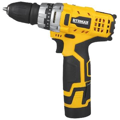 Акумулаторна бормашина rtrmax - rtx1212, с 2 батерии, зарядно и куфар (49328)