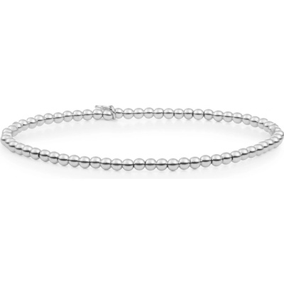 Sparkling Jewels strieborný guličkový náramok pre ženy Saturn SB-S-3MM-ADD