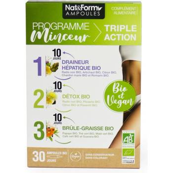 Nat&Form Програма за отслабване в три фази 30 ампули | Nat&Form (023900 (AMP_MIN_3))
