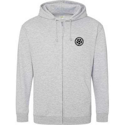 Scootering na zip Zoodie s kapucí heather grey