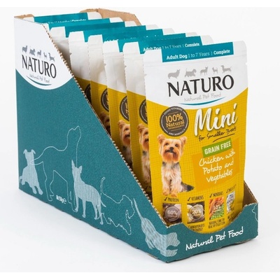 Naturo Adult Mini Grain Free Chicken with Potato & Vegetables 8 x 150 g