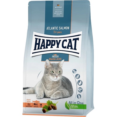 Happy Cat NEW Indoor Atlantik Lachs Losos 1,3 kg