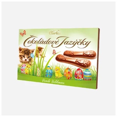 Carla Čokoládové jazýčky mliečne veľká noc 100 g