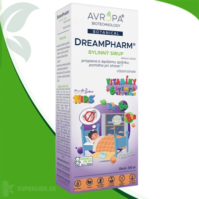 Avropa DreamPharm KIDS bylinný sirup 200 ml
