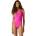 Pepe Jeans Бански костюм Pepe jeans Solid Asy swimsuit - Pink (Deep Fuchsia)
