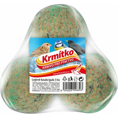Krmítko Lojosemenná guľa 3 x 90 g
