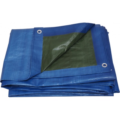 TOP Sklad4 plachta krycí modro-zelená s kovovými oky 15 x 20 m profi 45.00 Kg 600186