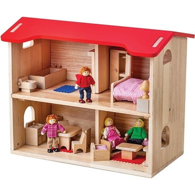 Bigjigs Toys Domeček pro panenky kompletní