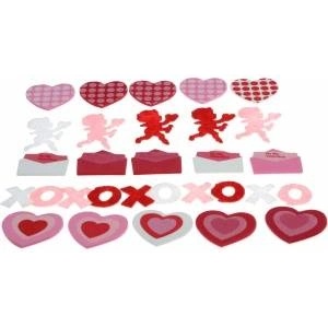 TITANUM Sticker (sticker) Titanum Craft-Fun Series (hearts, letters, cupids, xoxo)