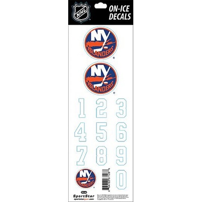 Sport Star Nálepky na Helmu New York Islanders NHL Decals White