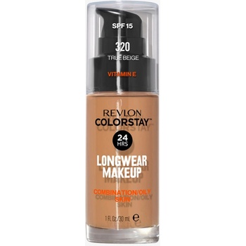 Revlon Cosmetics ColorStay dlhotrvajúci zmatňujúci make-up pre mastnú a zmiešanú pleť 320 True Beige 30 ml
