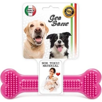 Cobbys Pet GeoBone 2 13 x 4 cm kost z gumy