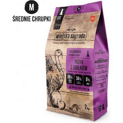 Wiejska Zagroda Puppy Krůta s jablkem M 2 kg