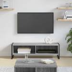 vidaXL ТВ шкаф 100 x 36.5 x 30.5 см Сив Сонома Инженерна дървесина (886555)