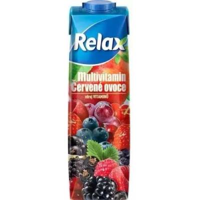 Relax džus select multivitamin červené ovoce 1 l
