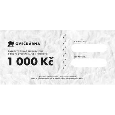Vlnka Dárkový poukaz v hodnotě 1000 Kč