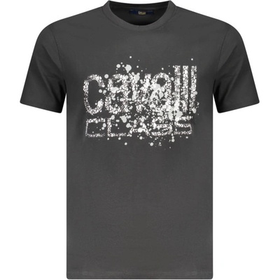 Cavalli class Тениска с къси ръкави за мъже cavalli class, Размер 2xl, Цвят Черен (txt60djd060_ne05051)