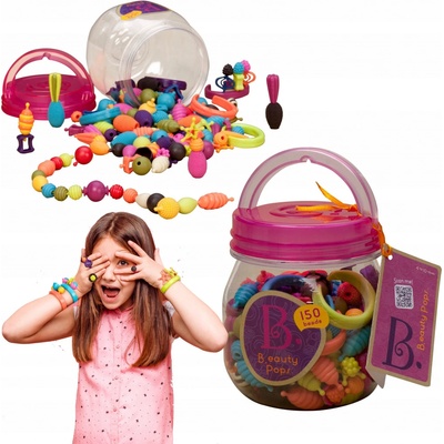 B-Toys Spojovací korále a tvary Pop Arty 150 ks