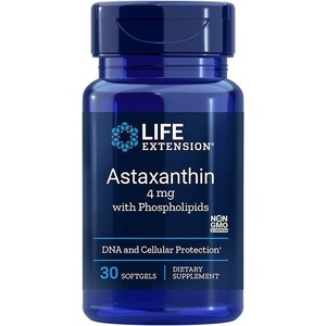 Life Extension Astaxanthin with Phosphpolipids, 30 софтгел капсули, Life Extension