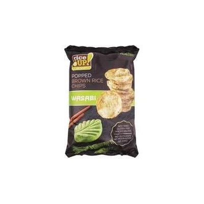 RICE UP Ryžové chipsy wasabi 60 g