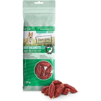 Chewies Beef Salametti Hovädzie mäso pľúca a držky 80 g