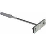 Elko-Bis Handle with pin for flat steel 50mm dia 12mm 12.2/B OC /91230201/