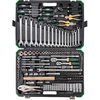 Rockforce Гедоре 180+2 части, 1/4", 3/8", 1/2", RockForce RF-41802+2 (RF-41802+2)