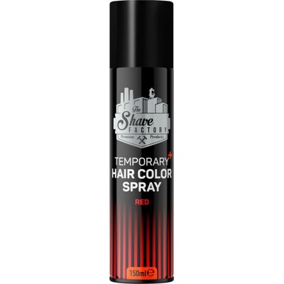 THE SHAVE FACTORY Temporary Hair Color Spray Red 150 ml