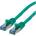 Roline Patch кабел S/FTP CAT6a, LSOH, 10 m, зелен 21.15. 2837-40 (21.15.2837-40)