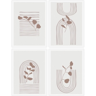 Obrazy v súprave 4 ks 30x40 cm – Casa Selección