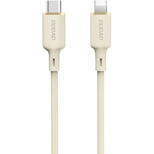 Dudao Кабел Dudao L7SCL, USB-C към Lightning, 30W, 1m, бежов (L7SCL 1M)
