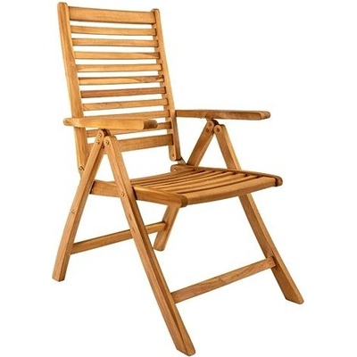 DOPPLER Křeslo zahradní polohovací TAMAN NORFOLK teak
