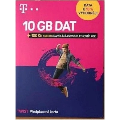 T-MOBILE CZECH REPUBLIC A.S. T-Mobile SIM Twist s Námi 10GB 700 647