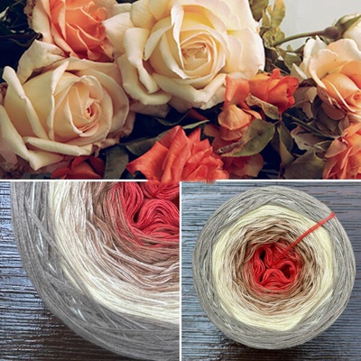 Příze Čarovné klbko (3n) 1000m Roses