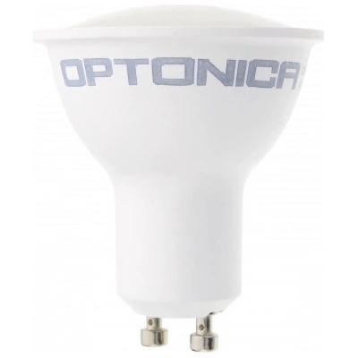 Optonica, 6,5W LED žárovka GU10, IP20, AC175-265V Studená bílá, 6000K