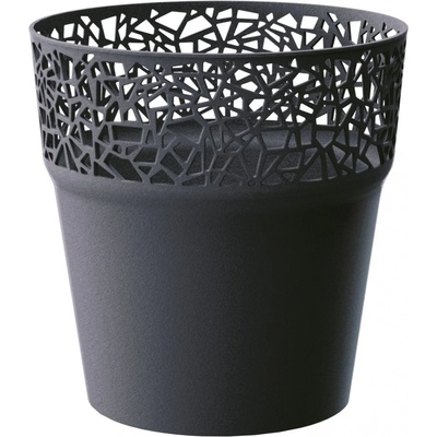 Prosperplast TREE s čipkou 12 cm antracit DTRE120
